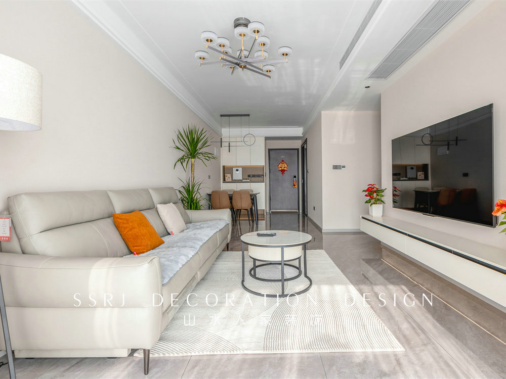 臨江府105平現代風格裝修效果圖