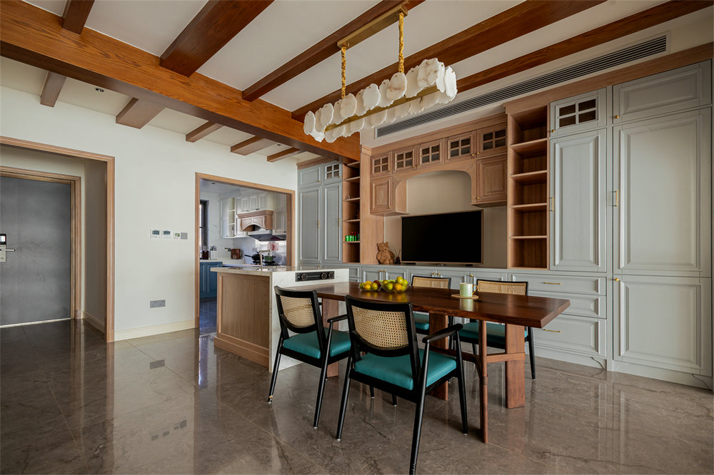 長源假日港灣別墅現代美式風格別墅裝修效果圖