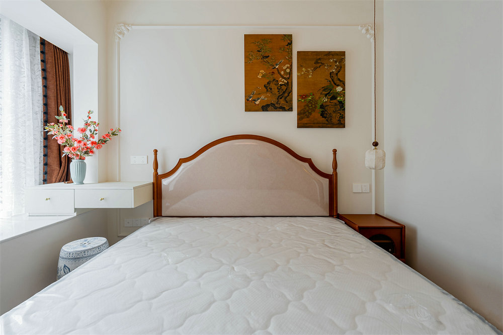 大華鉑金酈府110平中古風格裝修效果圖