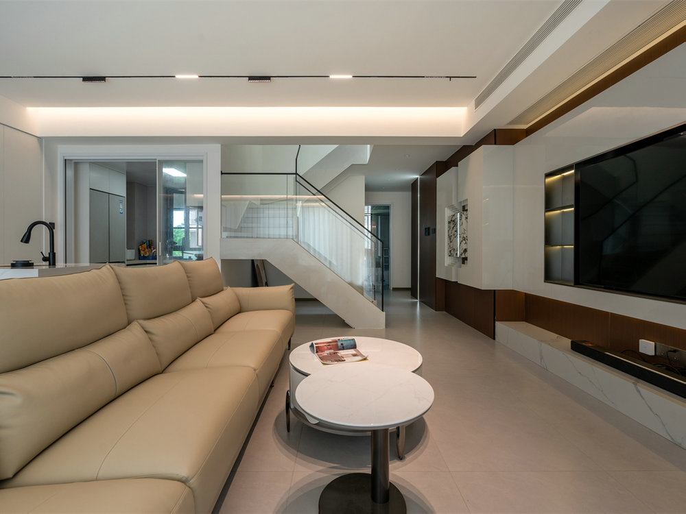 花山印象240平現代輕奢風格別墅裝修效果圖