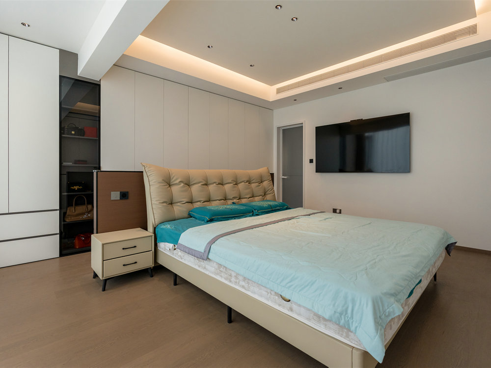 花山印象240平現代輕奢風格別墅裝修效果圖