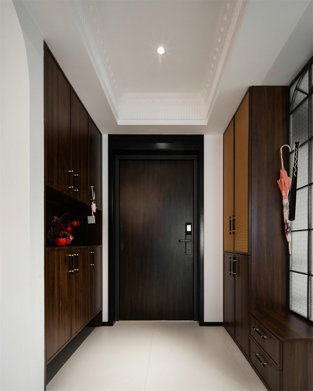 鵬湖灣180平中古風(fēng)格裝修效果圖