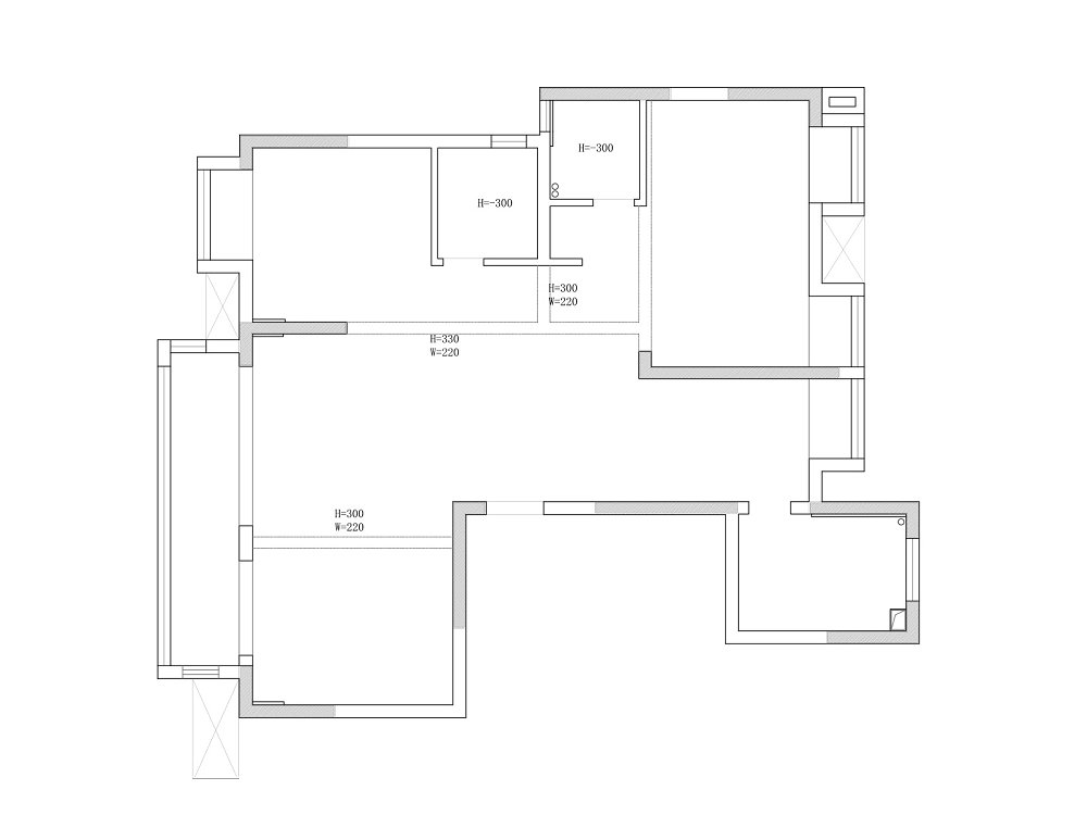 金科和雅東方135平原木奶油風(fēng)裝修效果圖