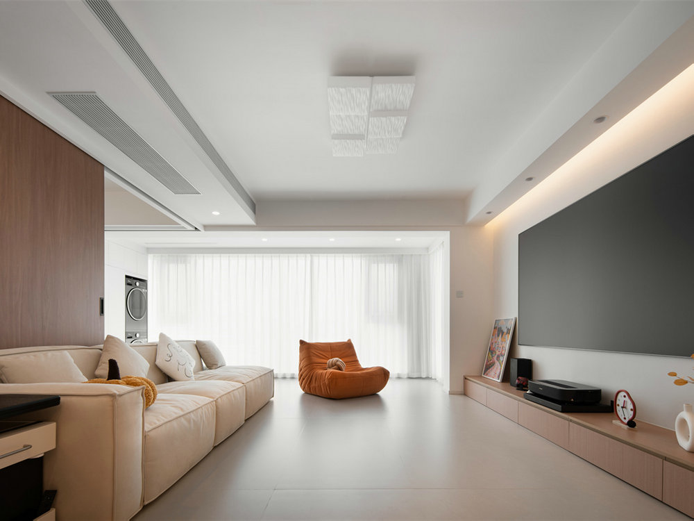 金科和雅東方135平原木奶油風(fēng)裝修效果圖