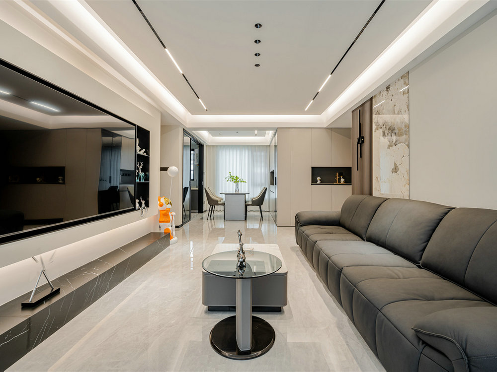 華發都薈天地117平現代風格裝修效果圖