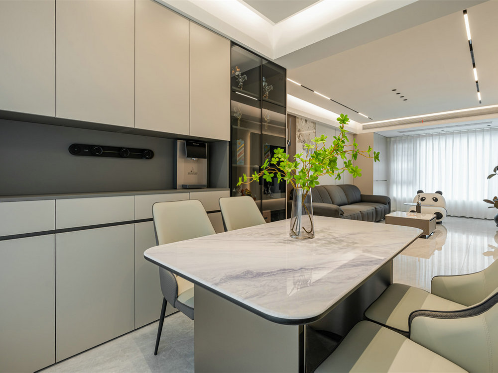 華發都薈天地117平現代風格裝修效果圖