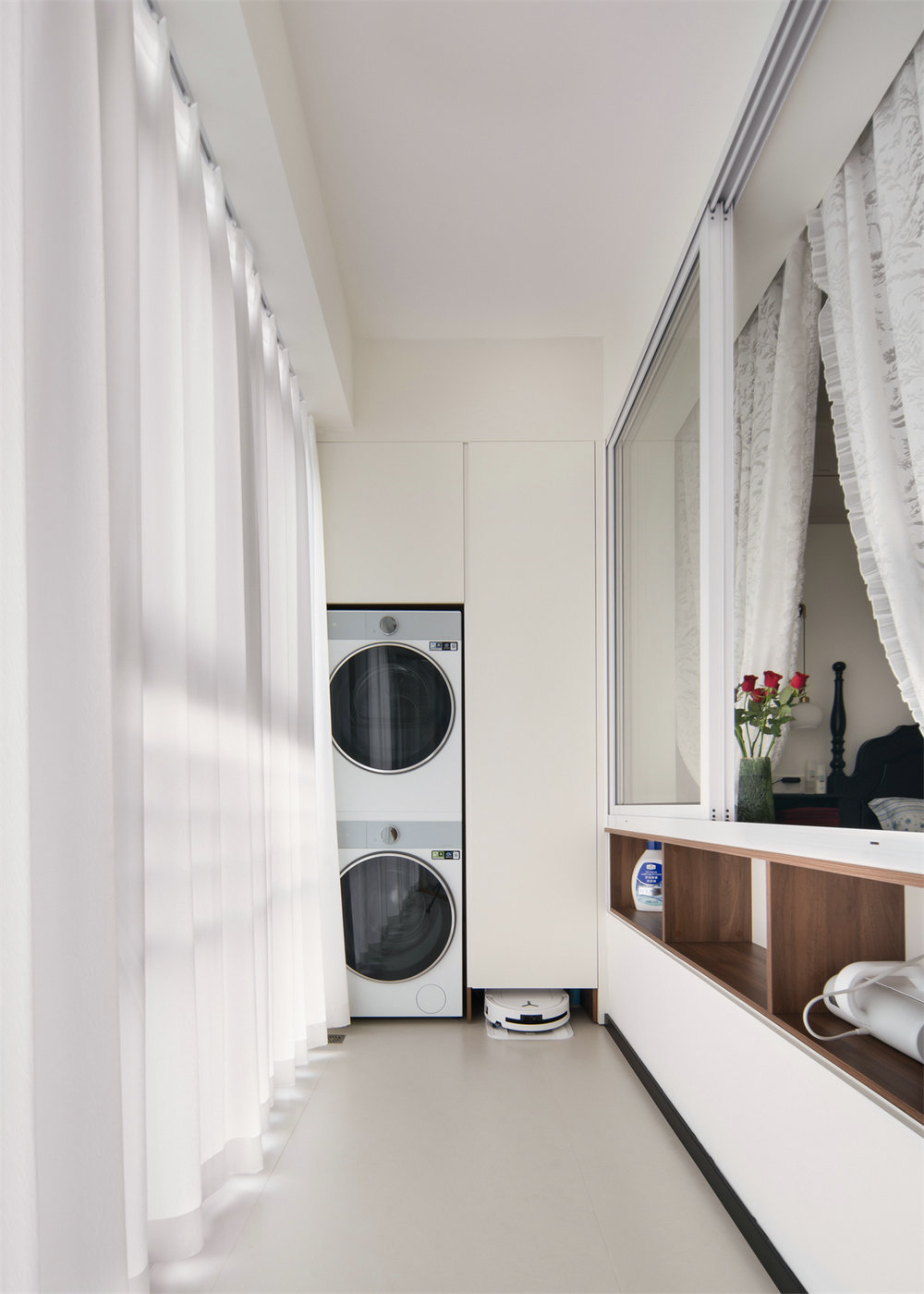 新長江香榭琴臺104平中古風格裝修效果圖