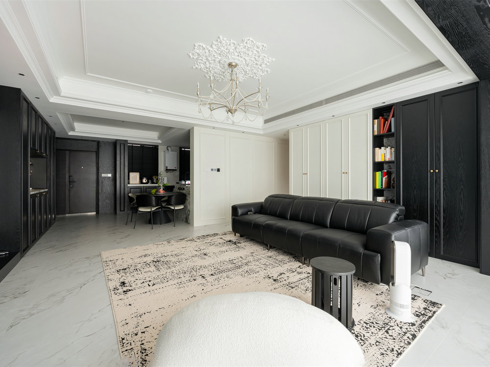 華僑城紅坊右岸140平法式香奈兒風格裝修效果圖