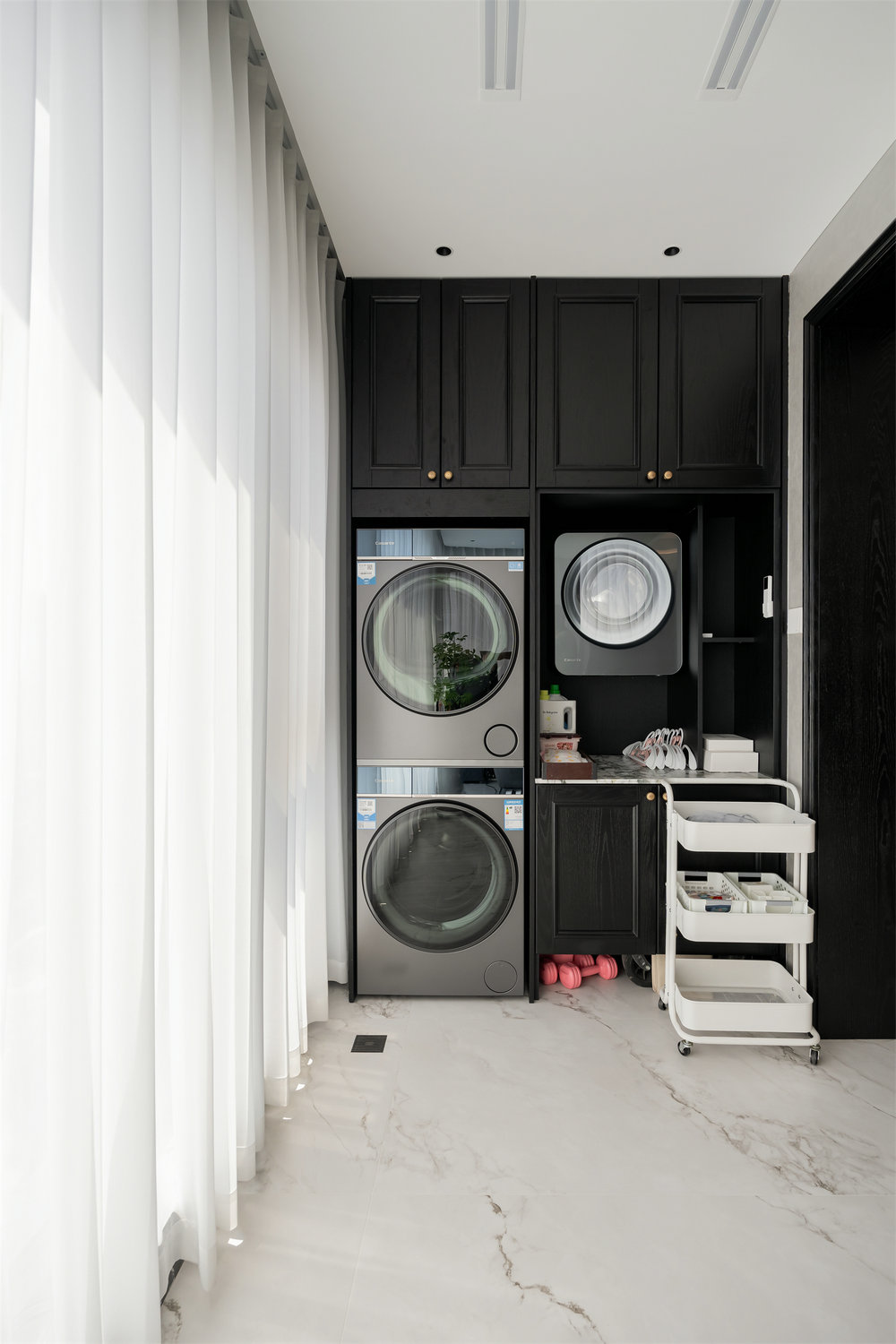 華僑城紅坊右岸140平法式香奈兒風格裝修效果圖