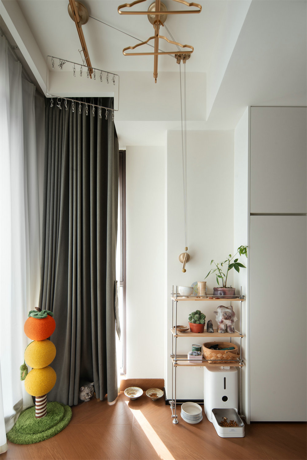 美院幸福里70平中古風(fēng)格裝修效果圖