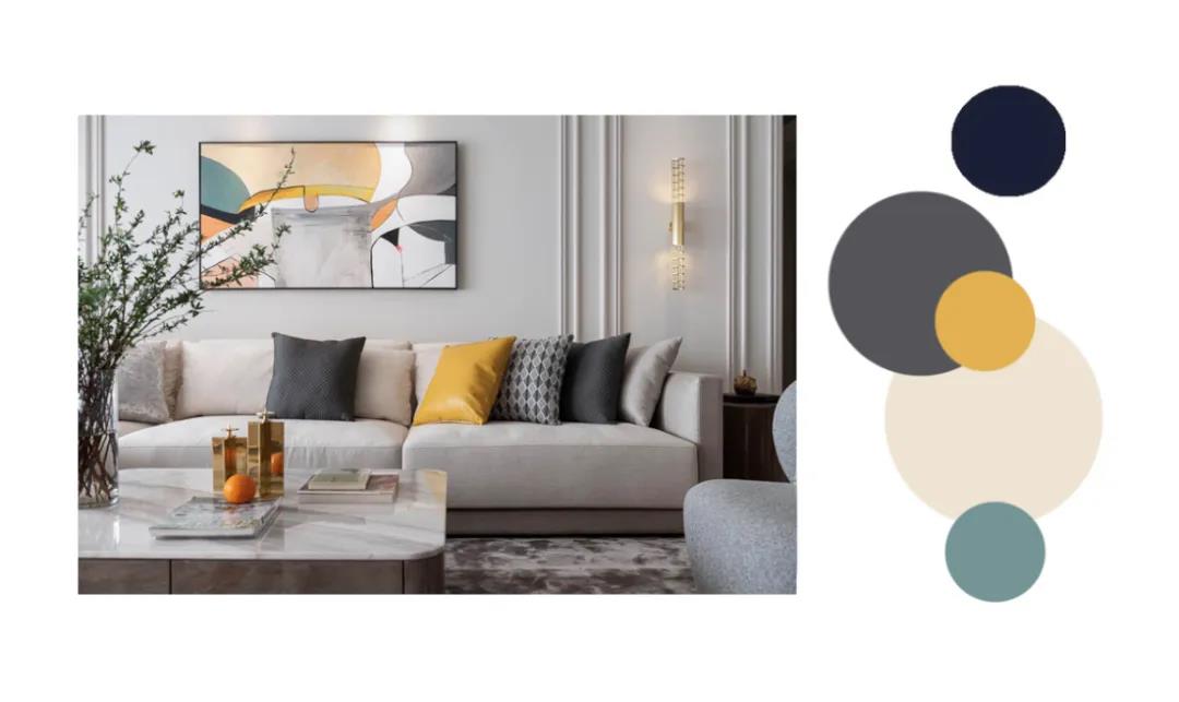 光谷新世界現(xiàn)代輕奢風格裝修效果圖