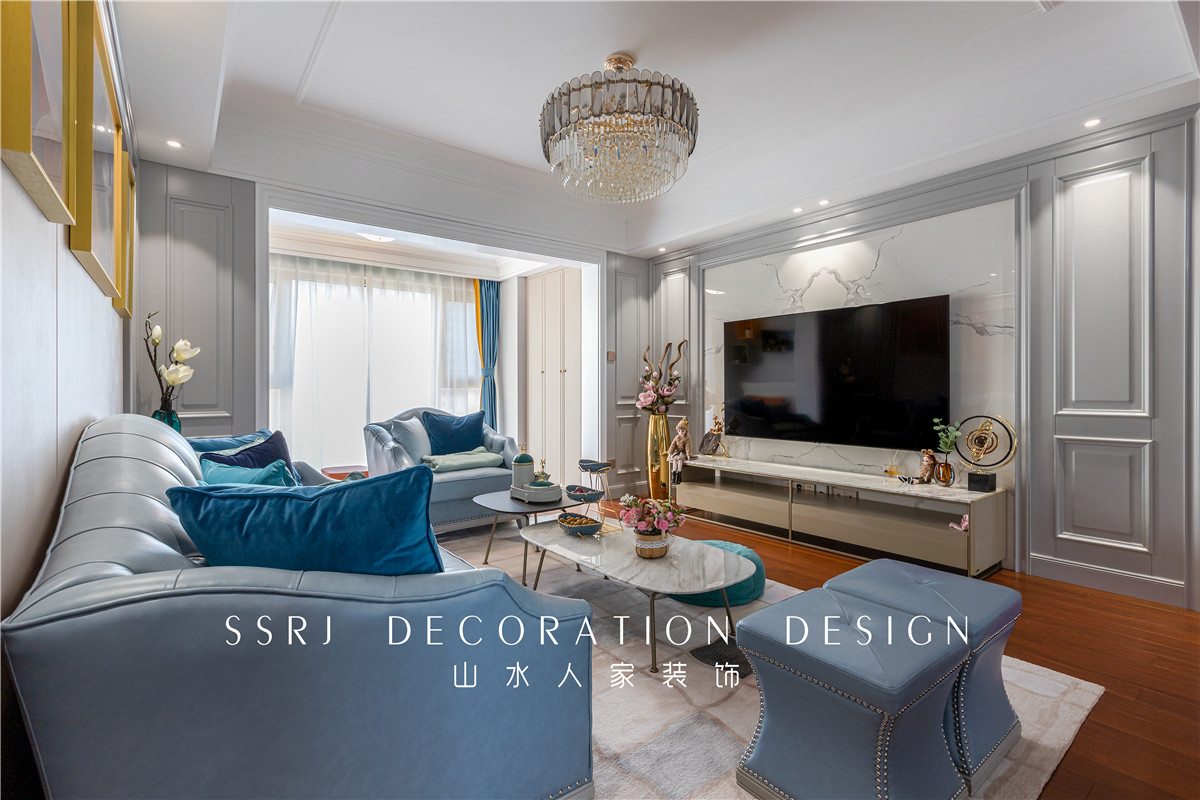 東湖雅庭美式輕奢風格裝修效果圖 東湖雅庭美式輕奢風格裝修效果圖