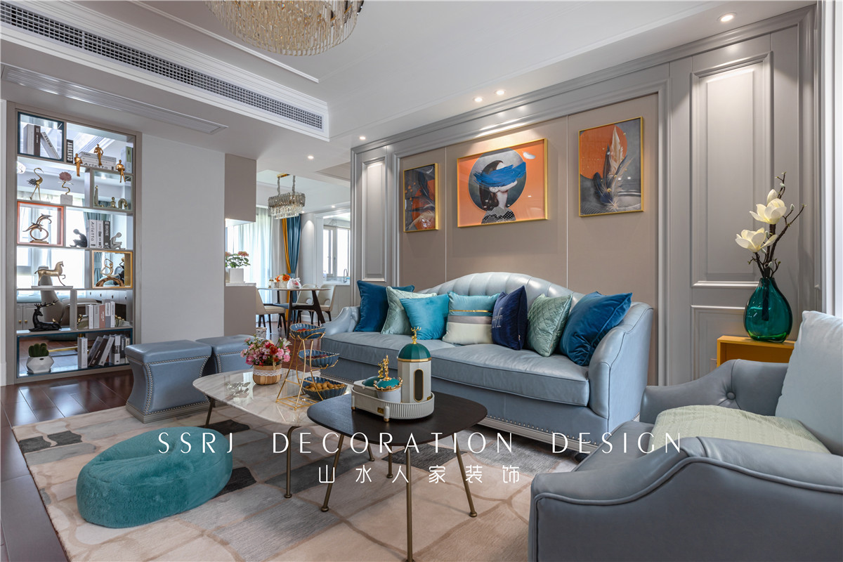 東湖雅庭美式輕奢風格裝修效果圖 東湖雅庭美式輕奢風格裝修效果圖